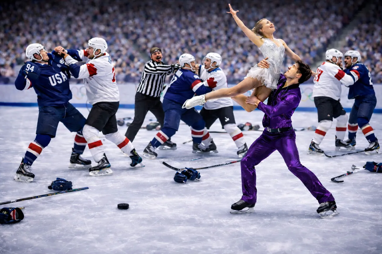 NBC Proposes Figure Skating-Hockey Combo to Boost Male Viewership